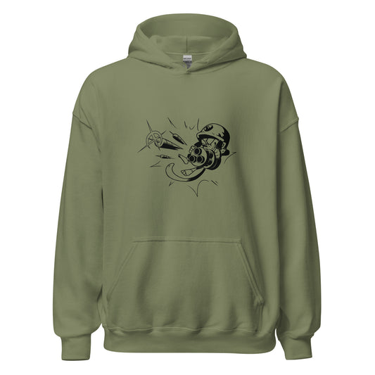 Comic Style Dartling Hoodie (Unisex - Gildan)