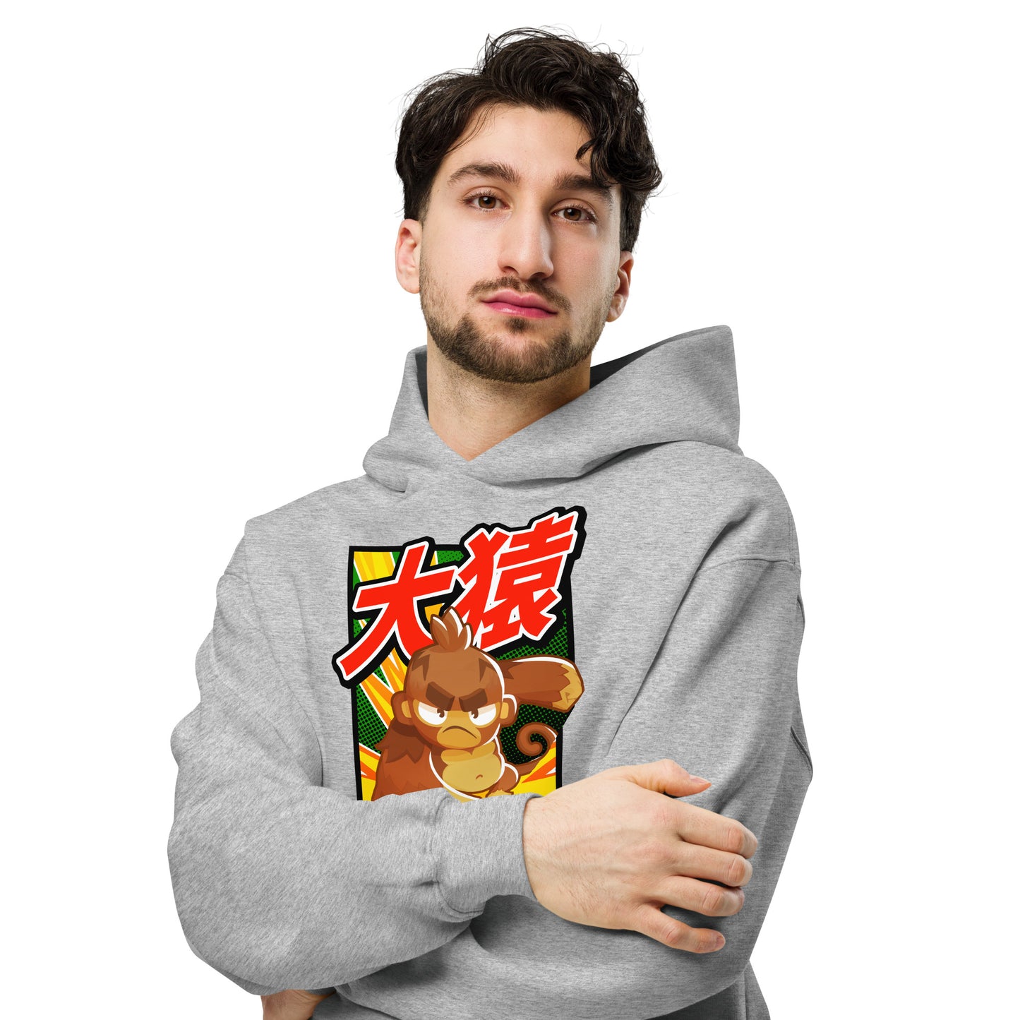 Big Monkey 大猿 Premium Oversized Hoodie - Front Print (Unisex)