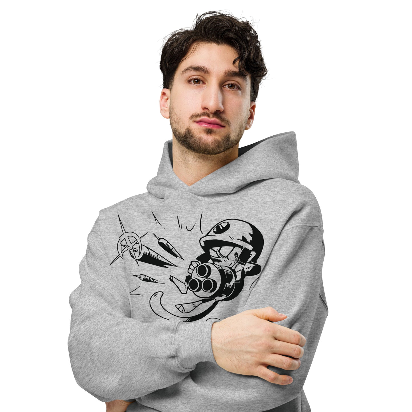 Comic Style Dartling Premium Oversized Hoodie (Unisex)