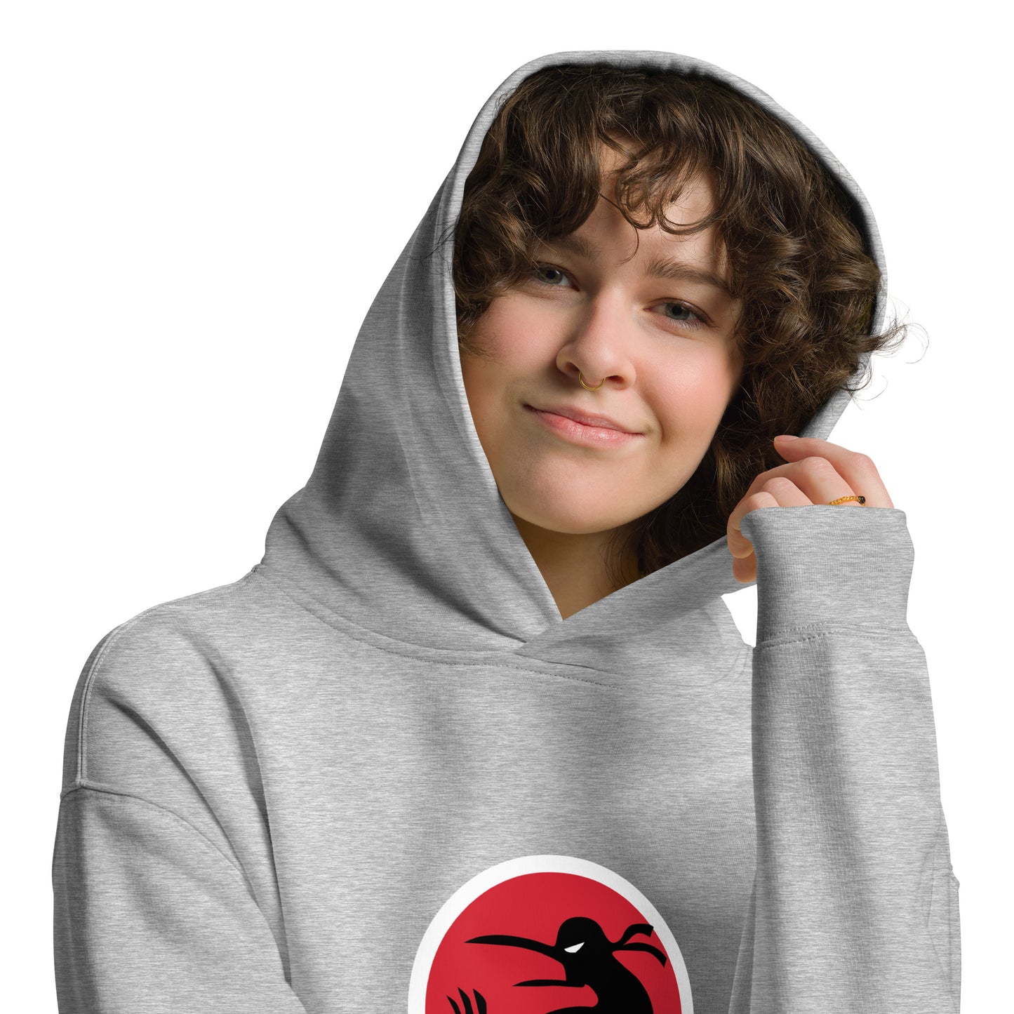 Ninja Kiwi Logo Premium Oversized Hoodie (Unisex)