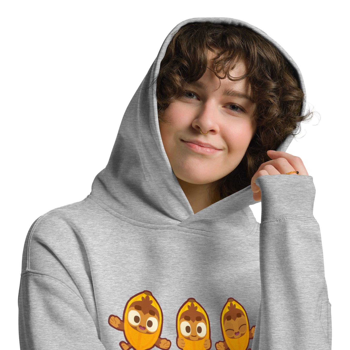 Banana Monkey Premium Oversized Hoodie (Unisex)