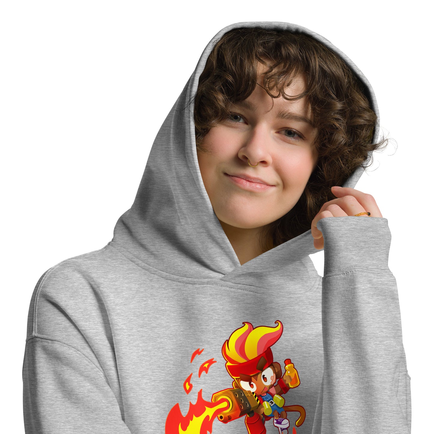 Gwendolin Fire Premium Oversized Hoodie (Unisex)