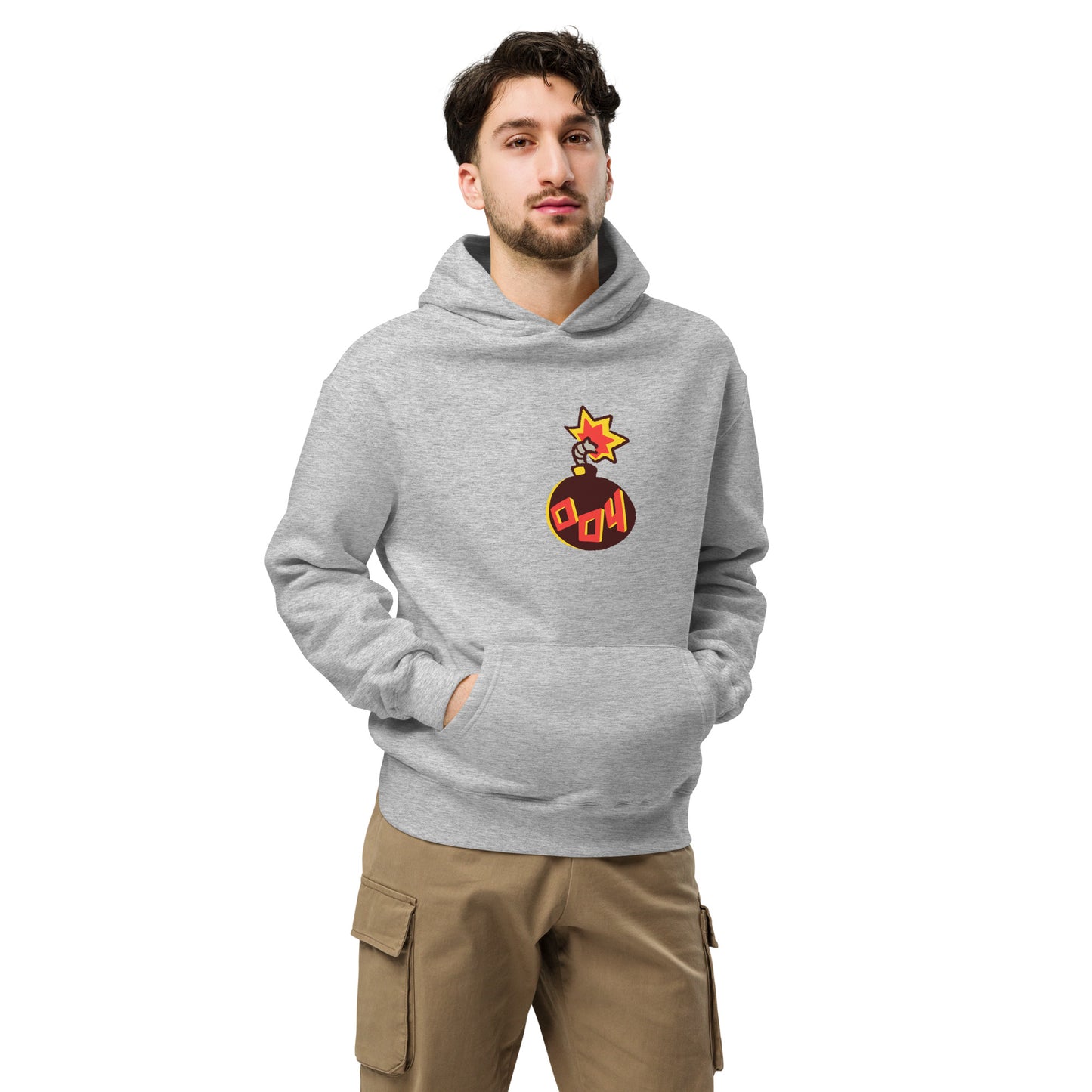 BOOM! 004 Ninja Premium Oversized Hoodie - Back+Front Print (Unisex)