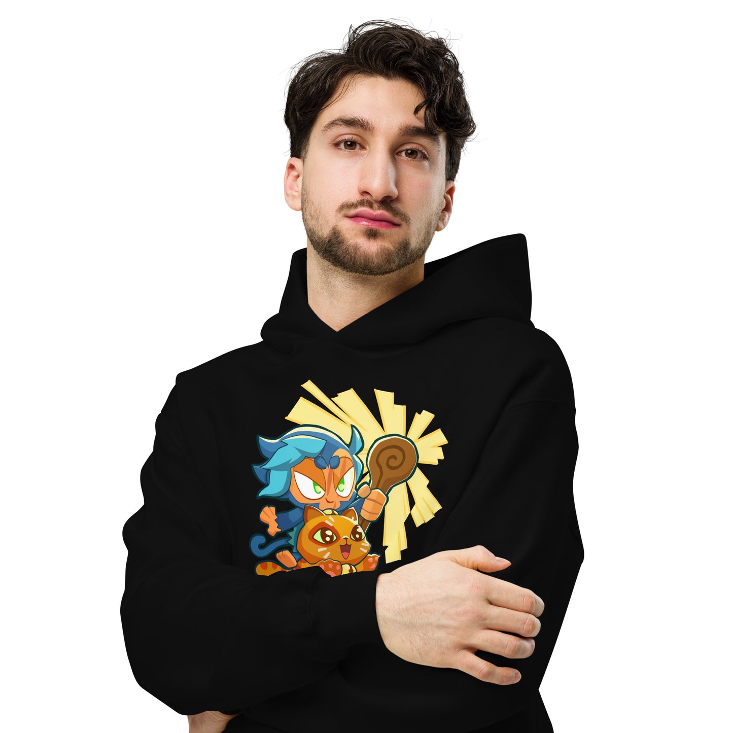 Ezili Smudge Cat Premium Oversized Hoodie (Unisex)