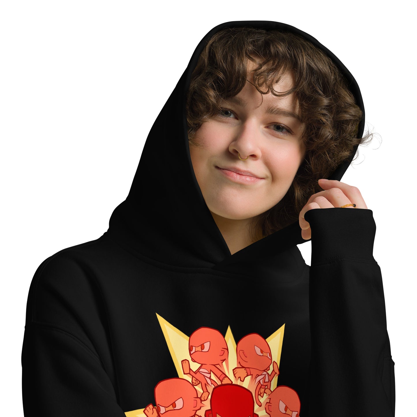 Ninja Monkey Premium Oversized Hoodie (Unisex)