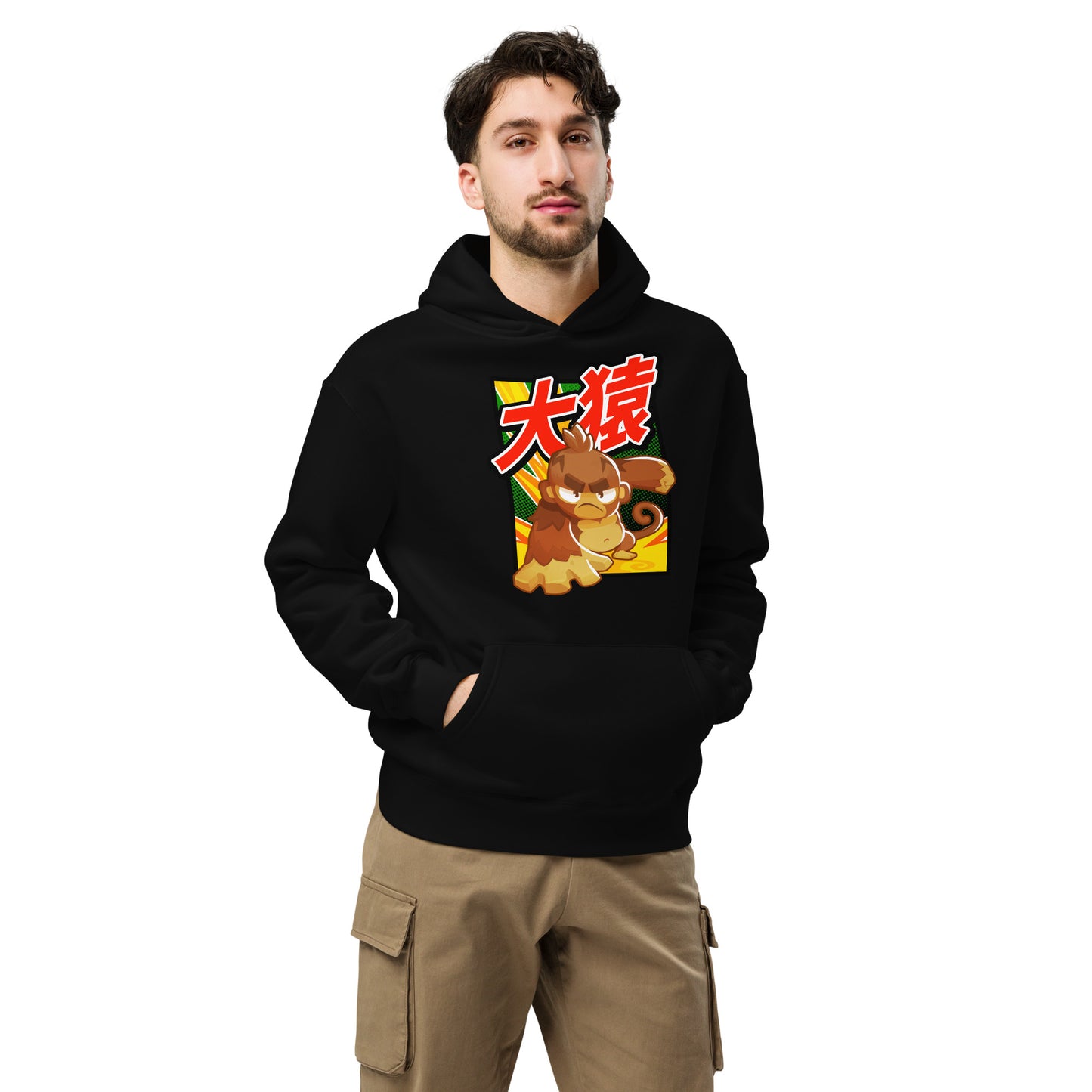 Big Monkey 大猿 Premium Oversized Hoodie - Front Print (Unisex)