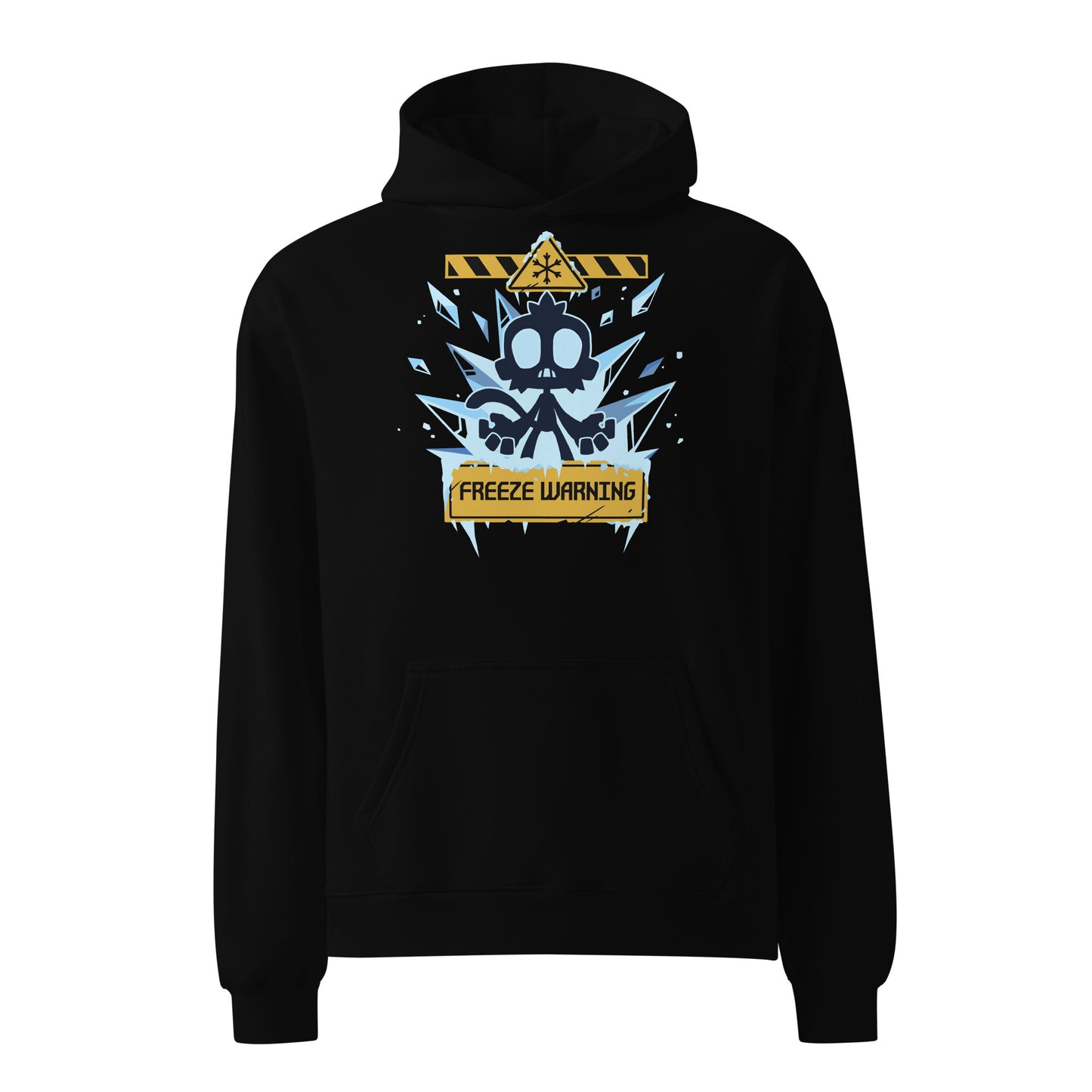 Freeze Warning Premium Oversized Hoodie (Unisex)