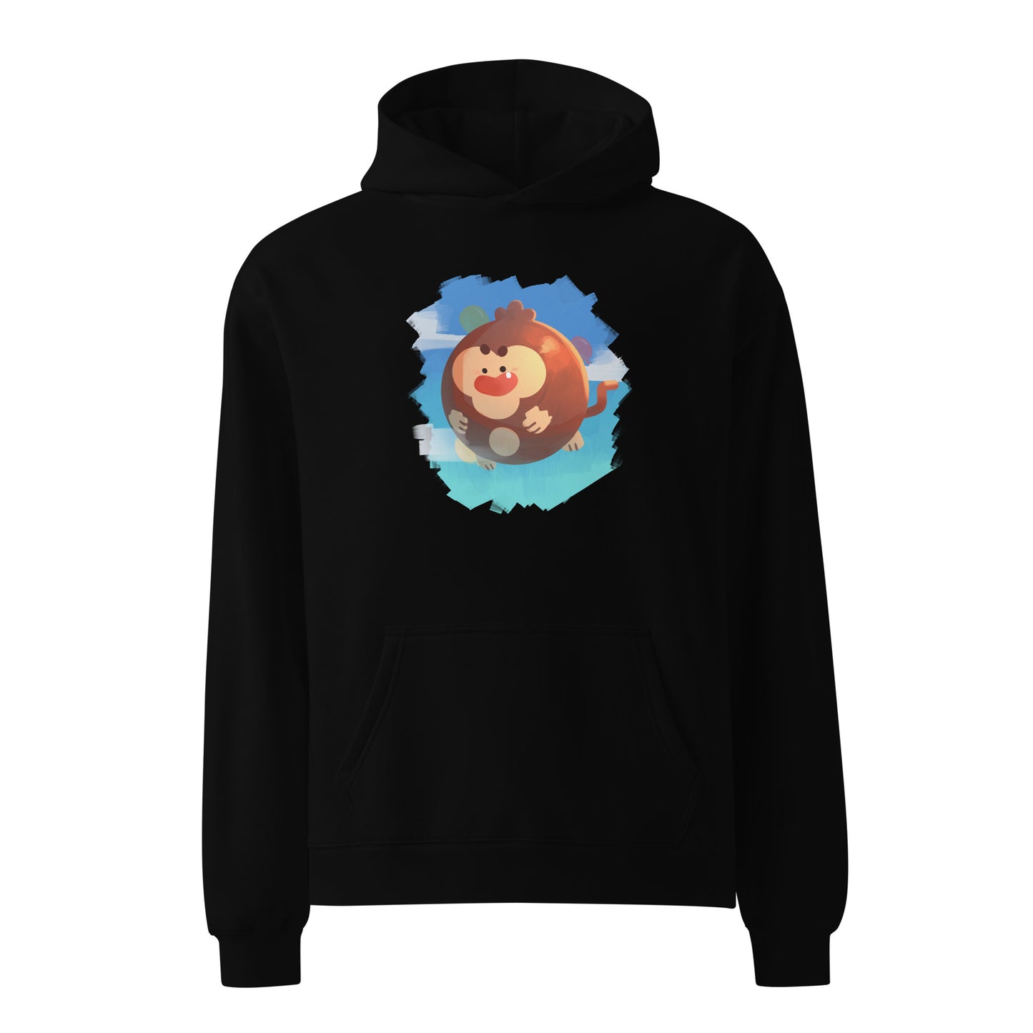 Round Monkey Premium Oversized Hoodie (Unisex)