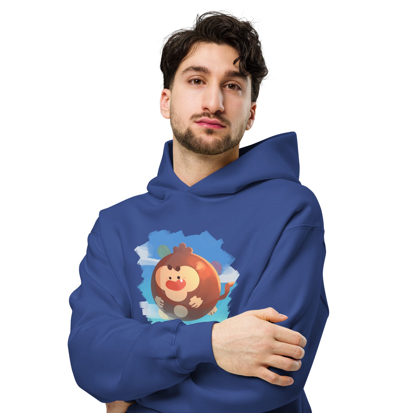 Round Monkey Premium Oversized Hoodie (Unisex)