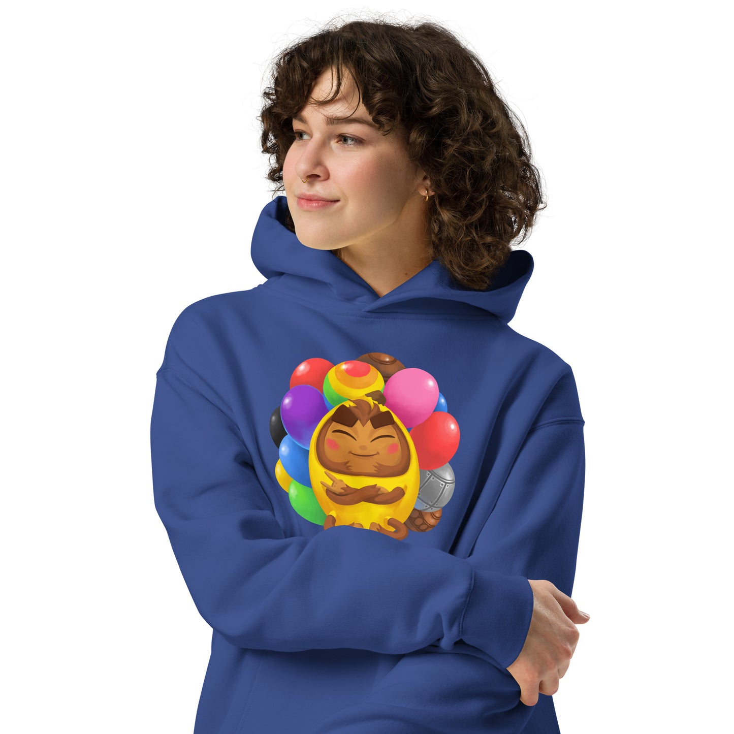 Cool Banana Monkey Premium Oversized Hoodie (Unisex)