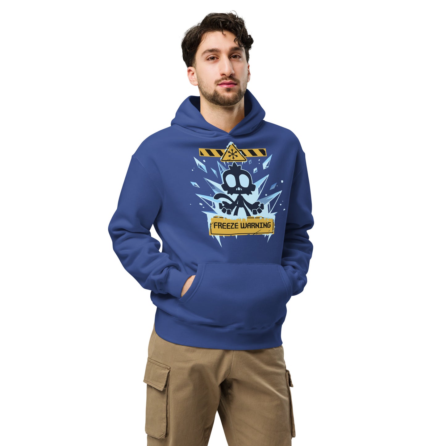 Freeze Warning Premium Oversized Hoodie (Unisex)