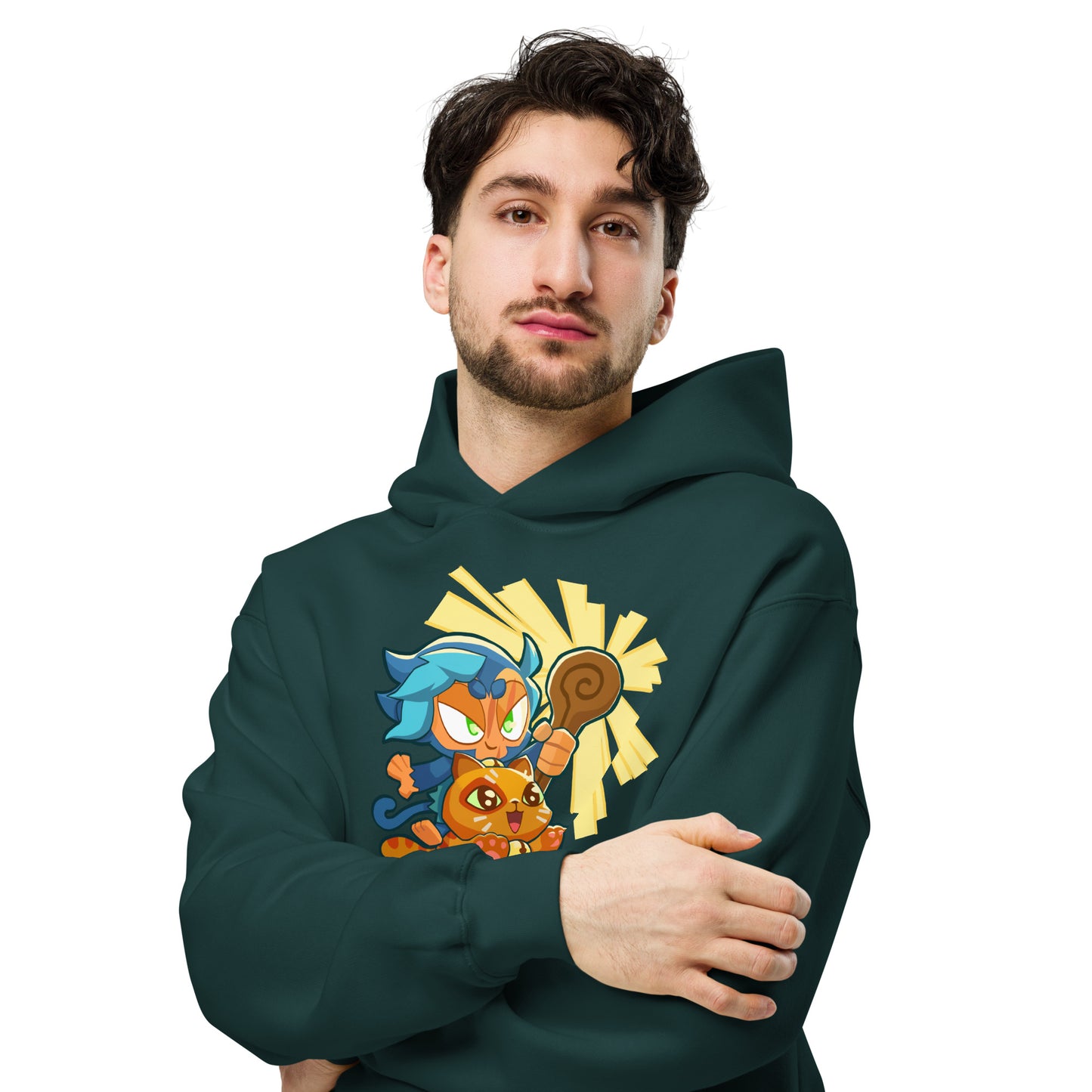 Ezili Smudge Cat Premium Oversized Hoodie (Unisex)