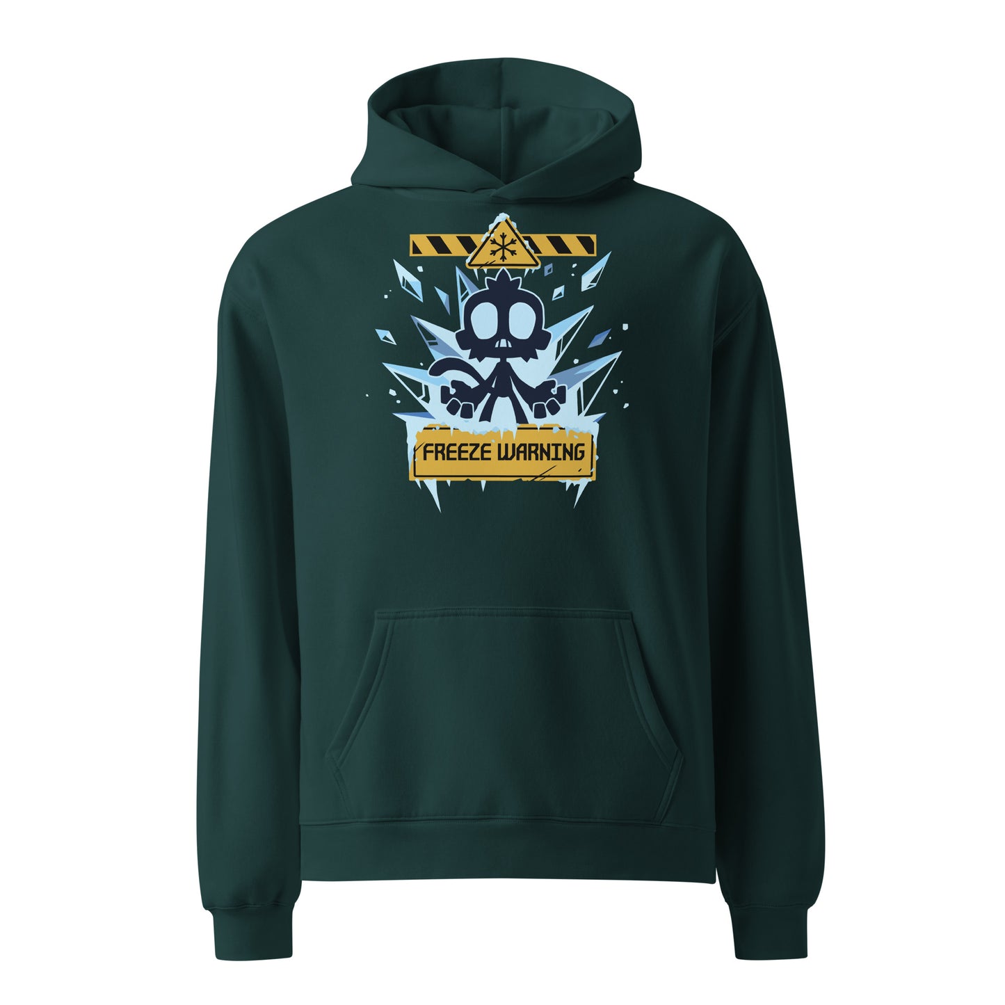 Freeze Warning Premium Oversized Hoodie (Unisex)