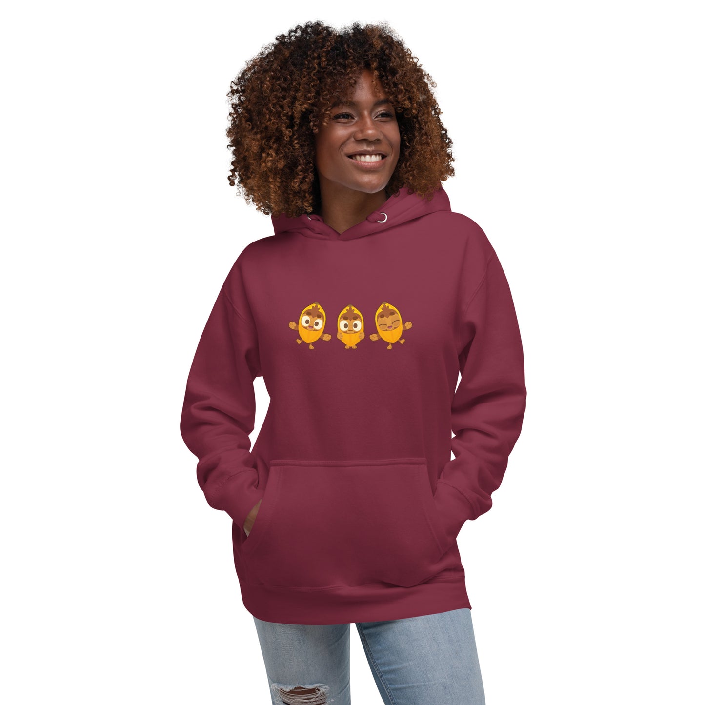 Banana Monkey Hoodie (Unisex - Cotton Heritage)