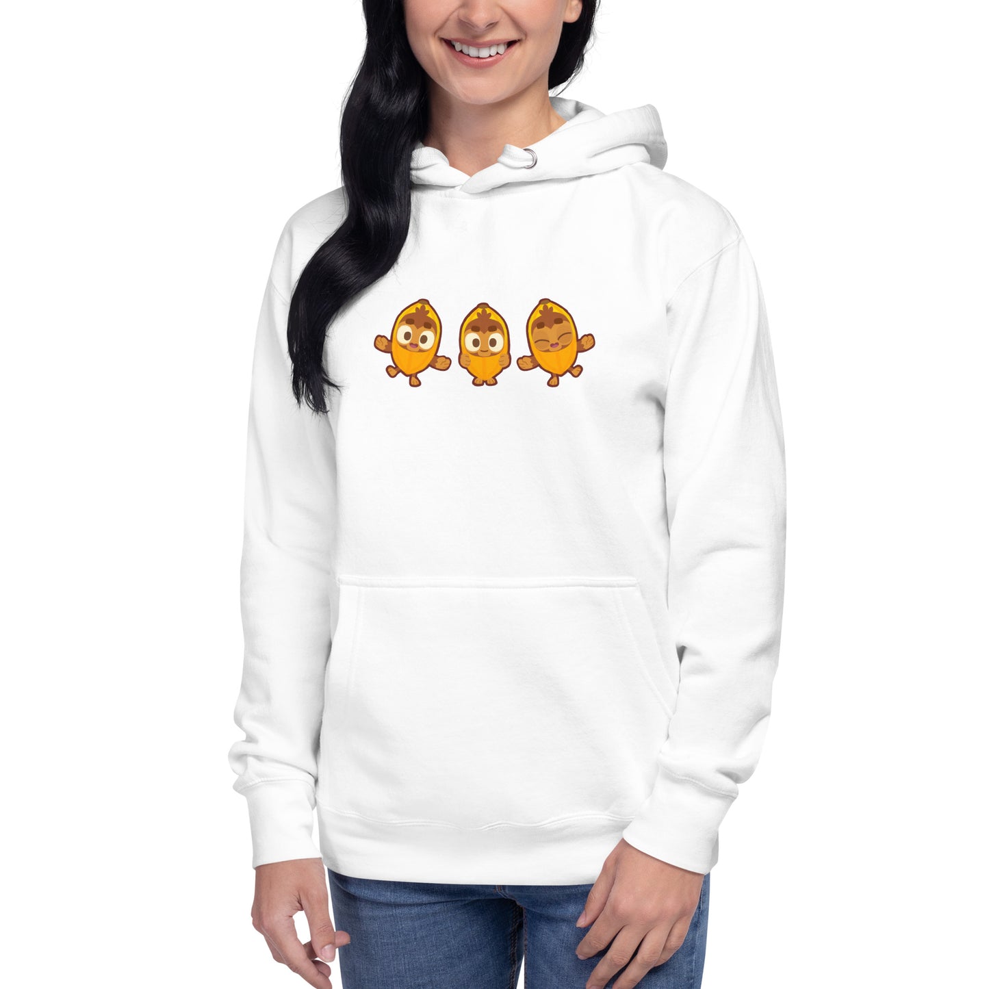 Banana Monkey Hoodie (Unisex - Cotton Heritage)