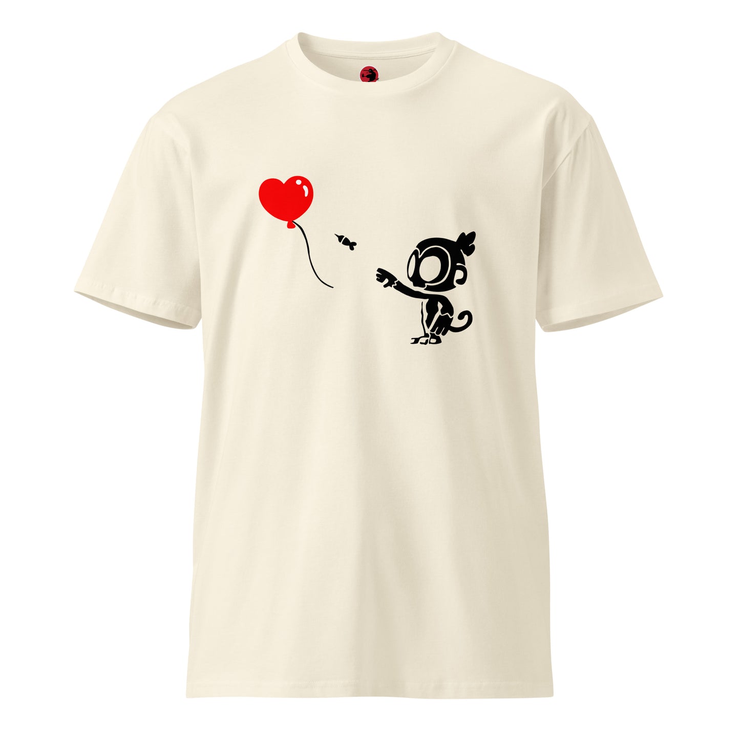 Monkey With Bloon Premium Shirt (Unisex)