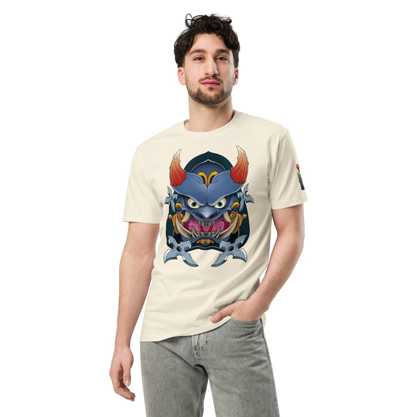 Ninja Master Bomber Premium Shirt - Front & Shoulder Print (Unisex)