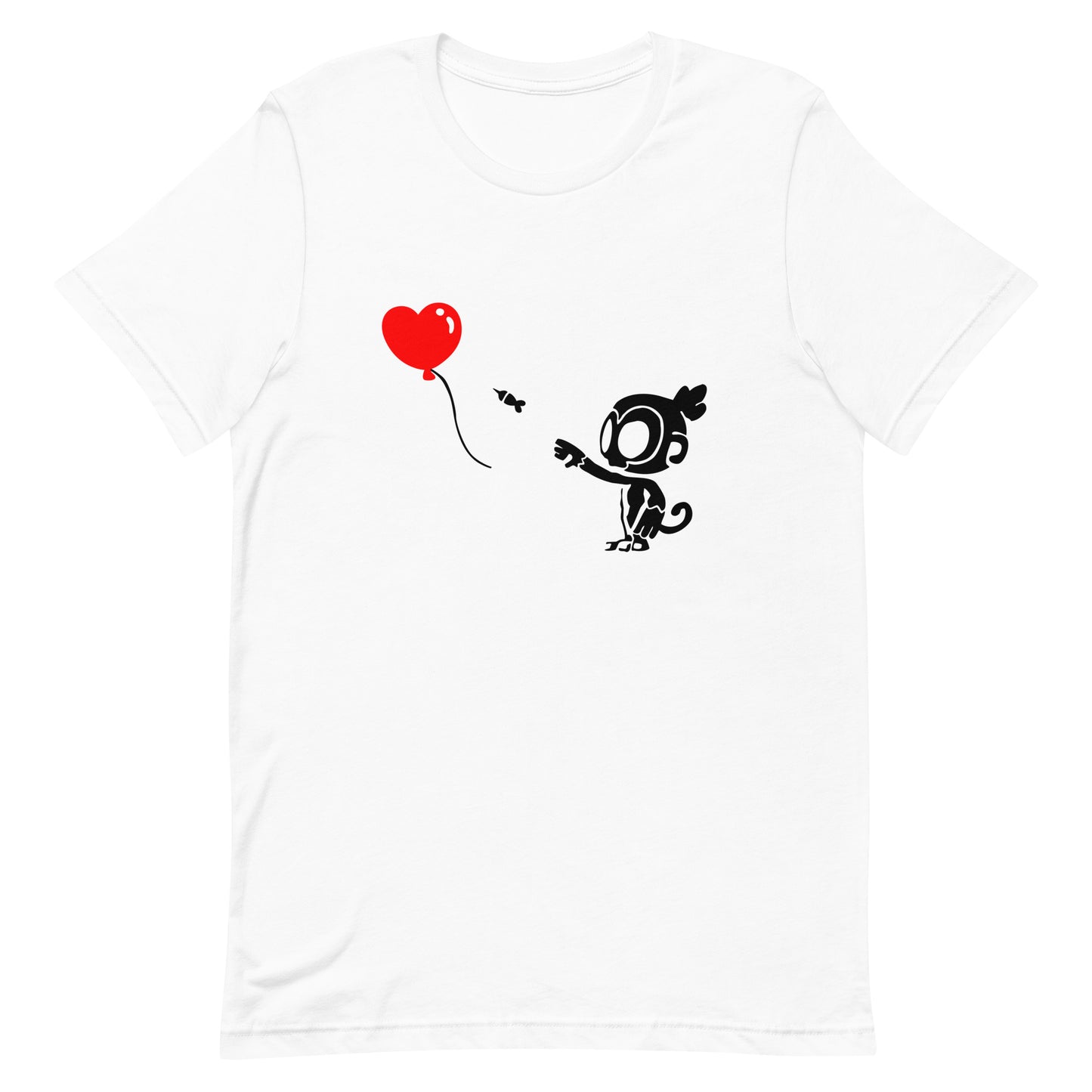 Monkey With Bloon Shirt (Unisex)