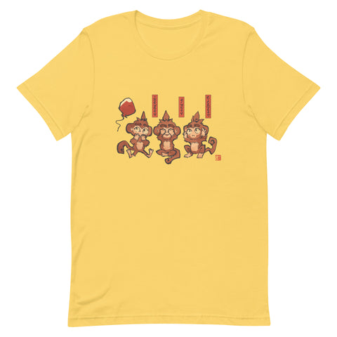 Three Wise Monkeys Shirt (Unisex)