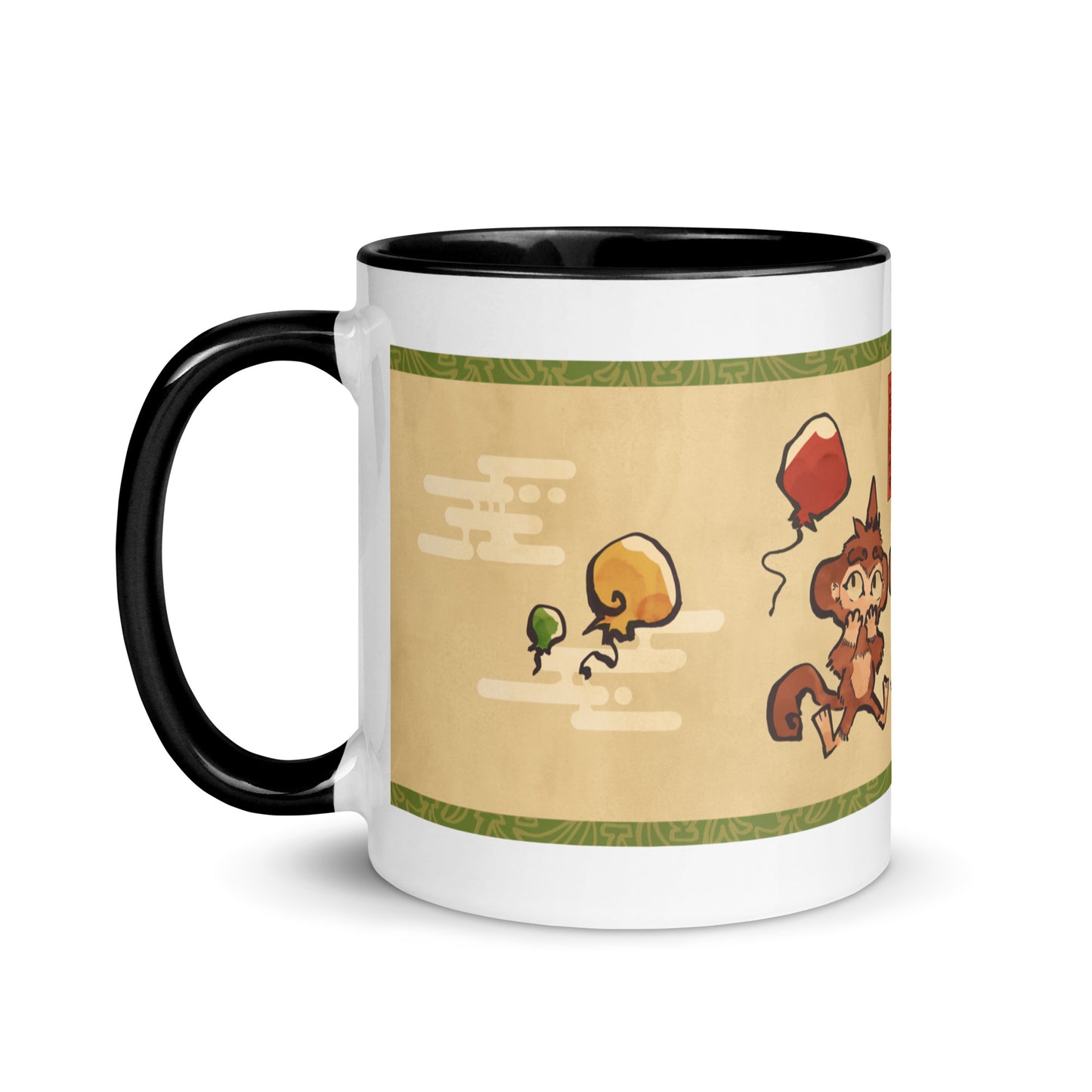 Three Wise Monkeys | Mug with Color Inside