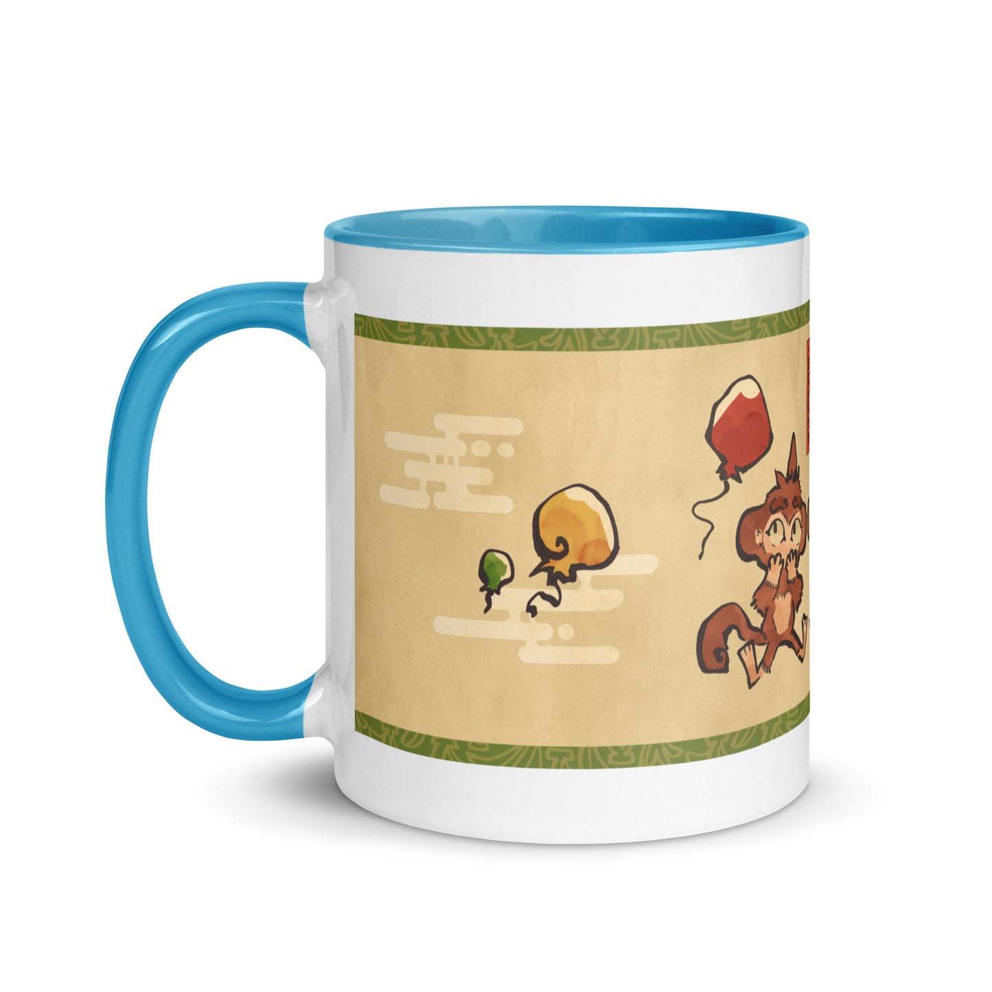 Three Wise Monkeys | Mug with Color Inside