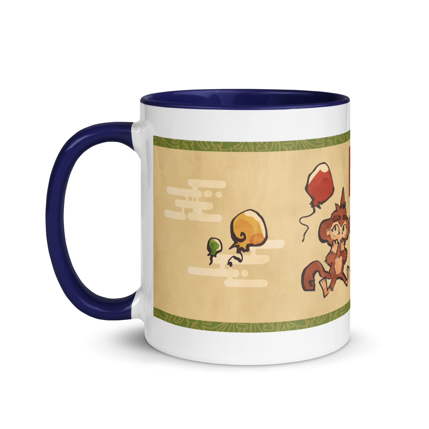 Three Wise Monkeys | Mug with Color Inside