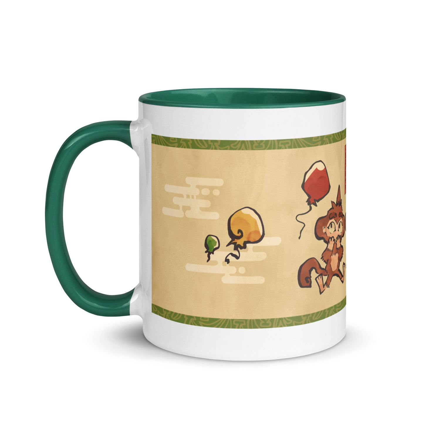 Three Wise Monkeys | Mug with Color Inside