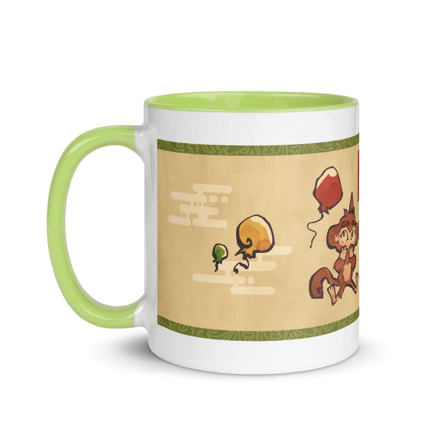 Three Wise Monkeys | Mug with Color Inside