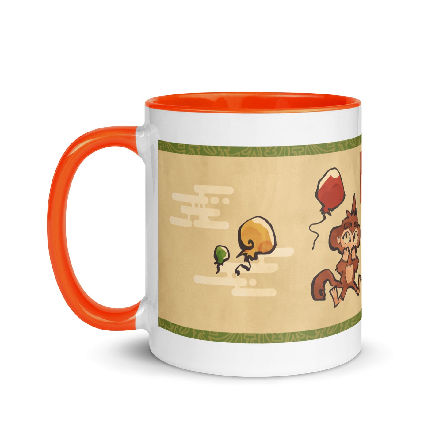 Three Wise Monkeys | Mug with Color Inside