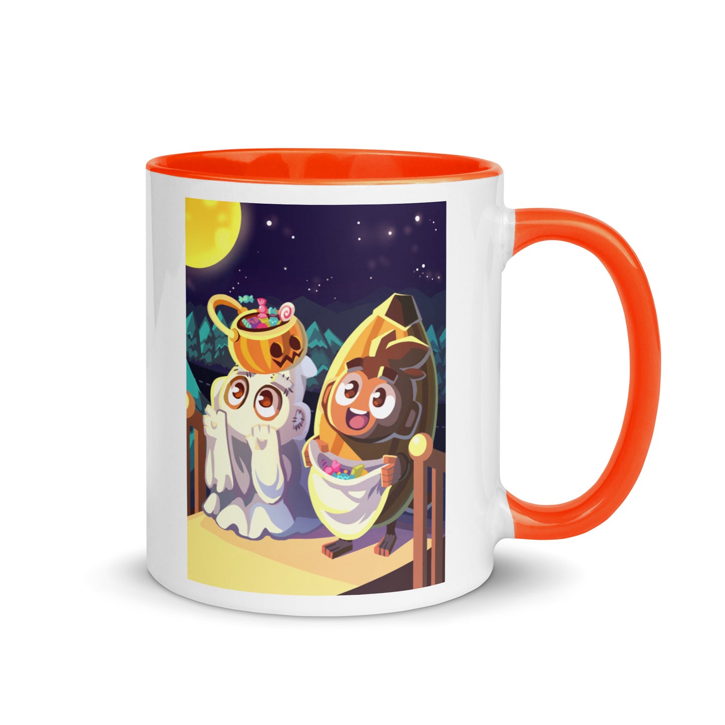 Trick or Treat Mug with Color Inside