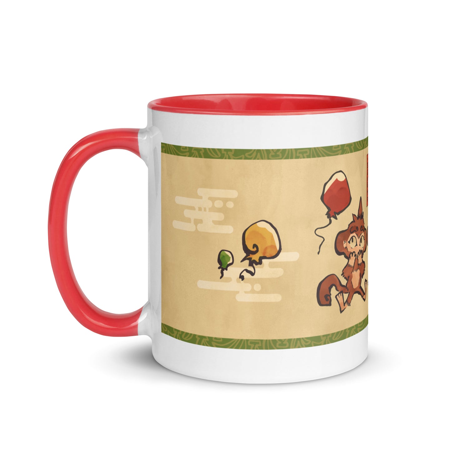 Three Wise Monkeys | Mug with Color Inside