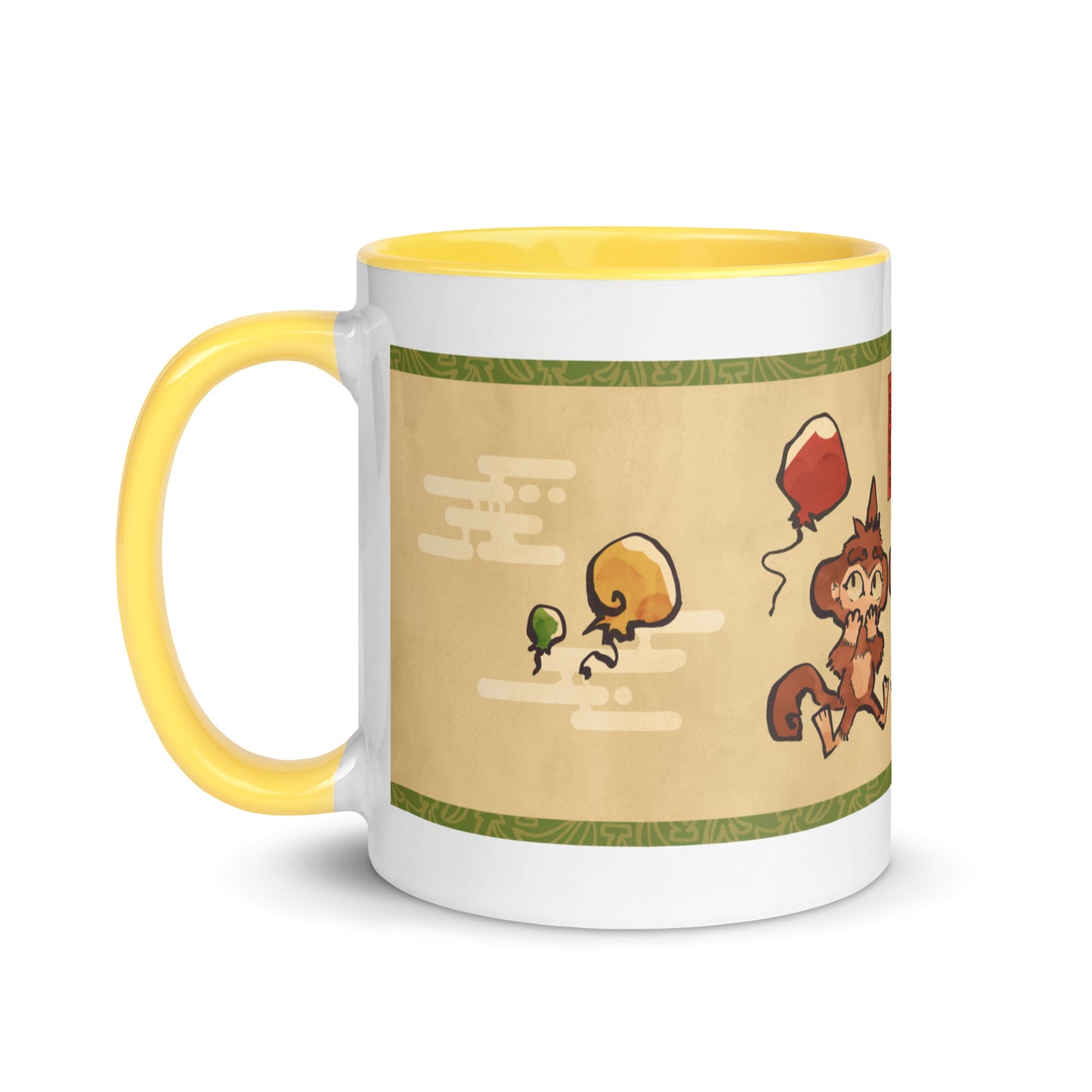 Three Wise Monkeys | Mug with Color Inside