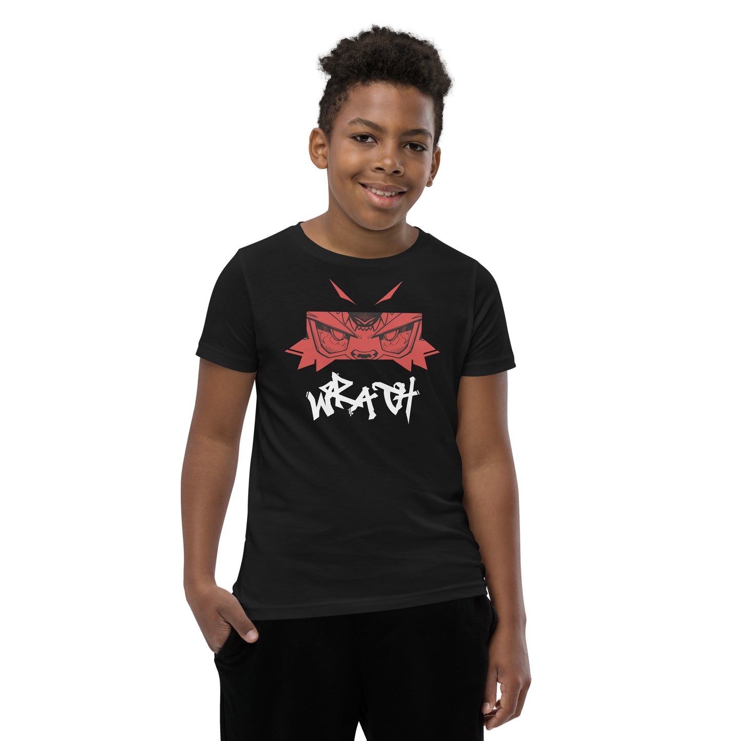 Avatar Of Wrath Shirt (Youth - White Text)