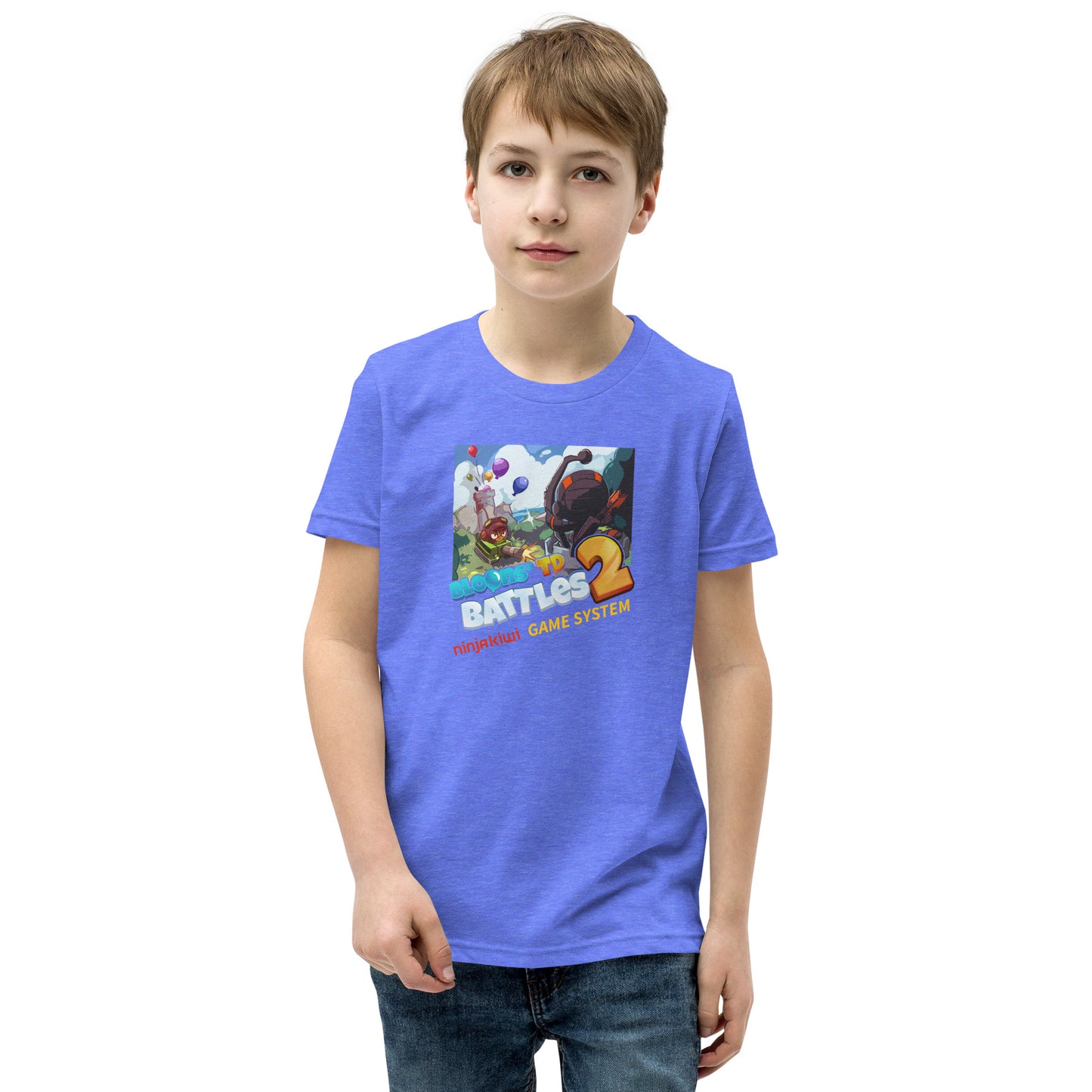 Battles 2 - Ninja Kiwi Game System Shirt (Youth)