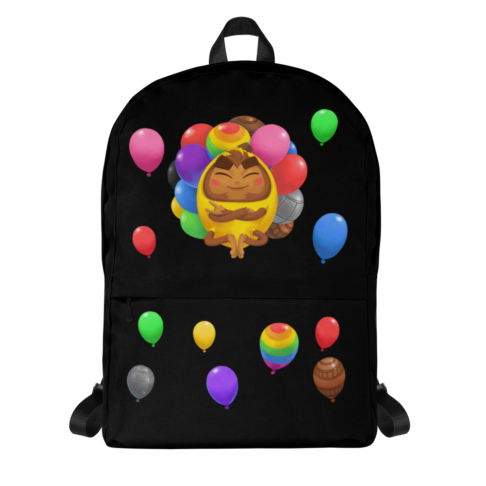 Cool Banana Monkey Backpack (Black)