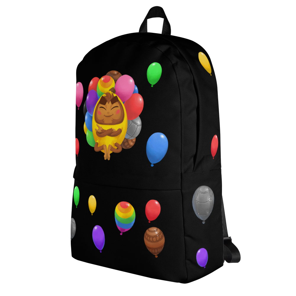 Cool Banana Monkey Backpack (Black)