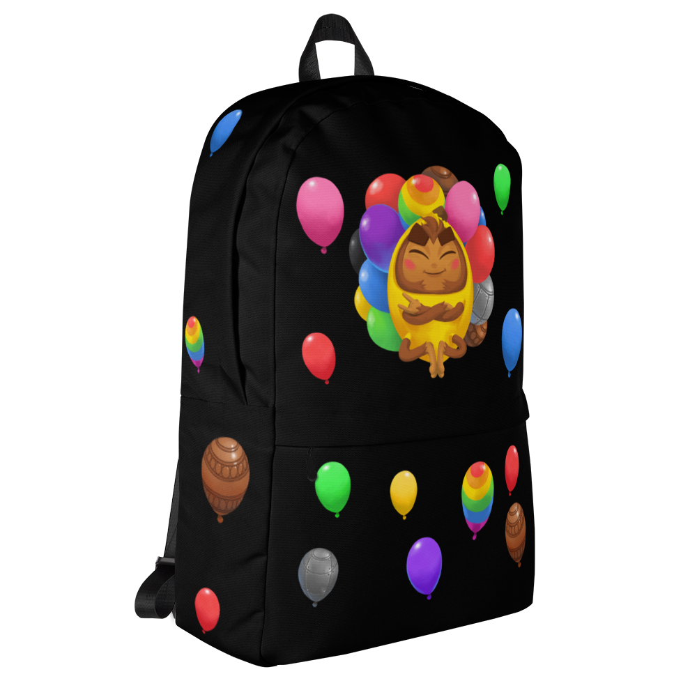 Cool Banana Monkey Backpack (Black)