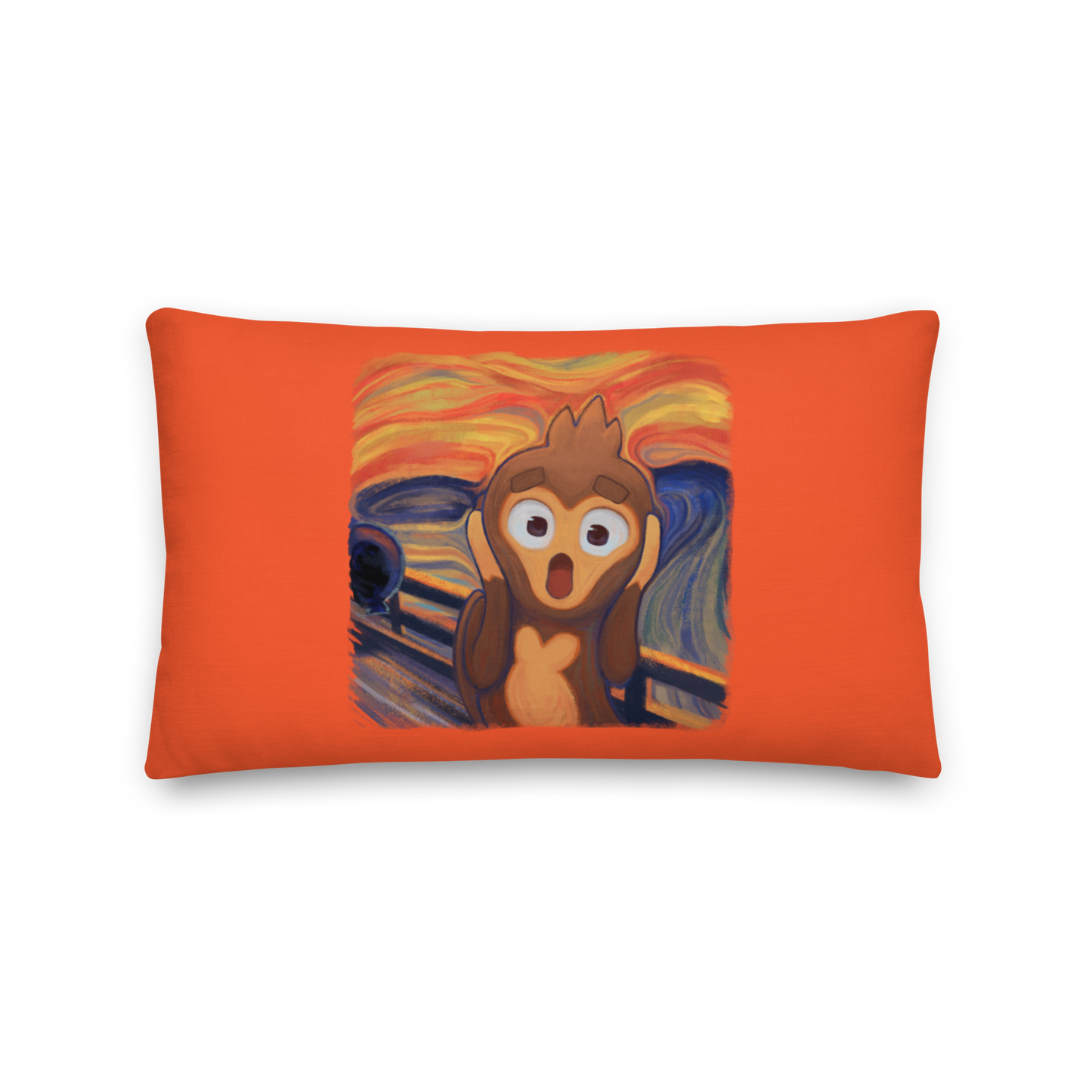 Screaming Monkey Premium Pillow