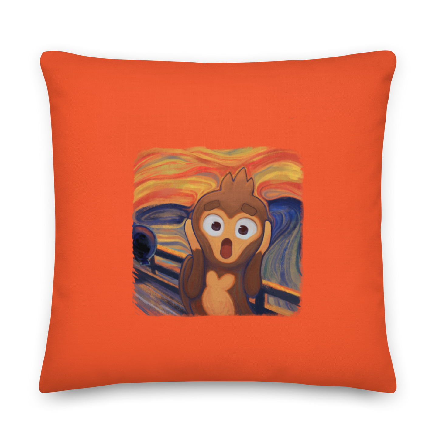 Screaming Monkey Premium Pillow