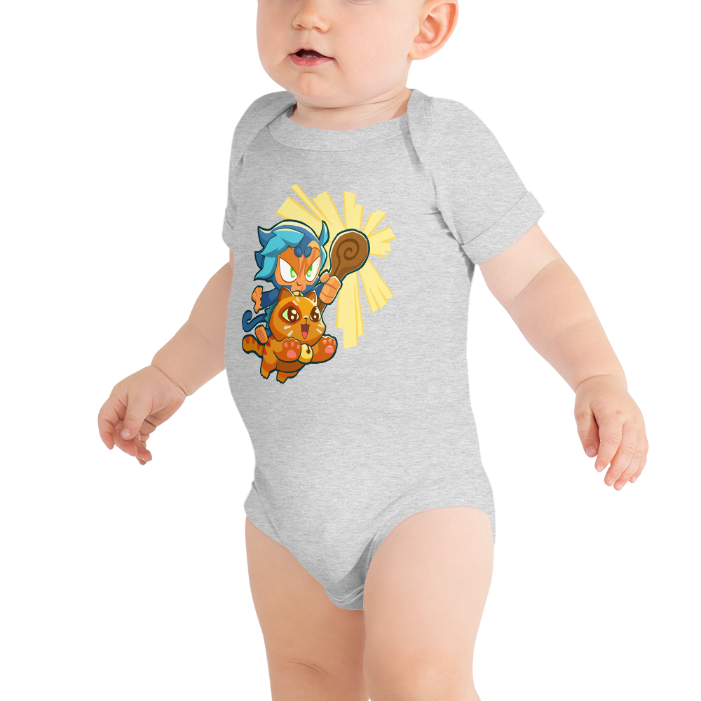 Ezili Smudge Cat Baby Bodysuit