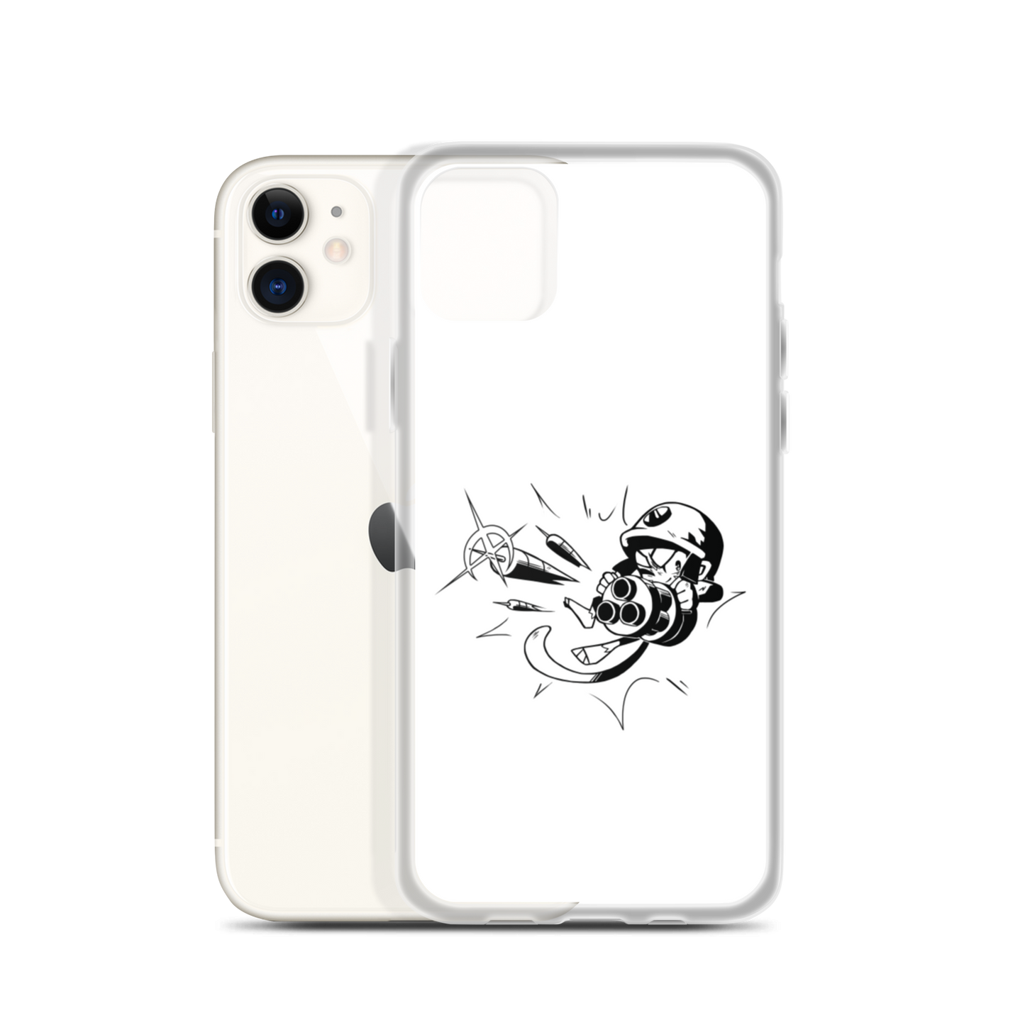 Comic Style Dartling iPhone Case