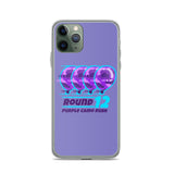 Purple Camo Rush iPhone Case