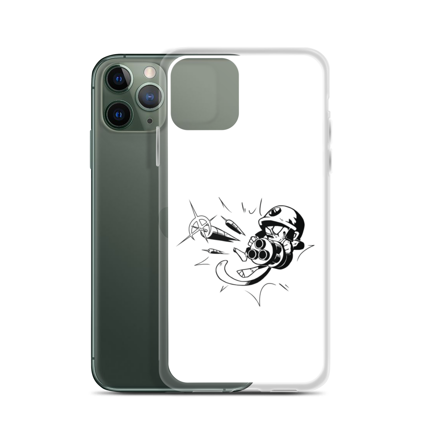 Comic Style Dartling iPhone Case