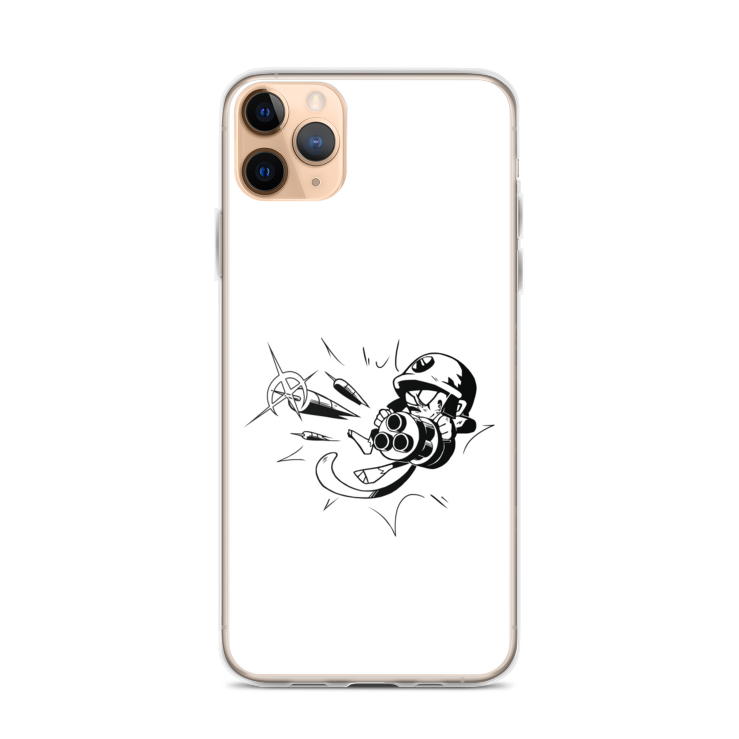 Comic Style Dartling iPhone Case