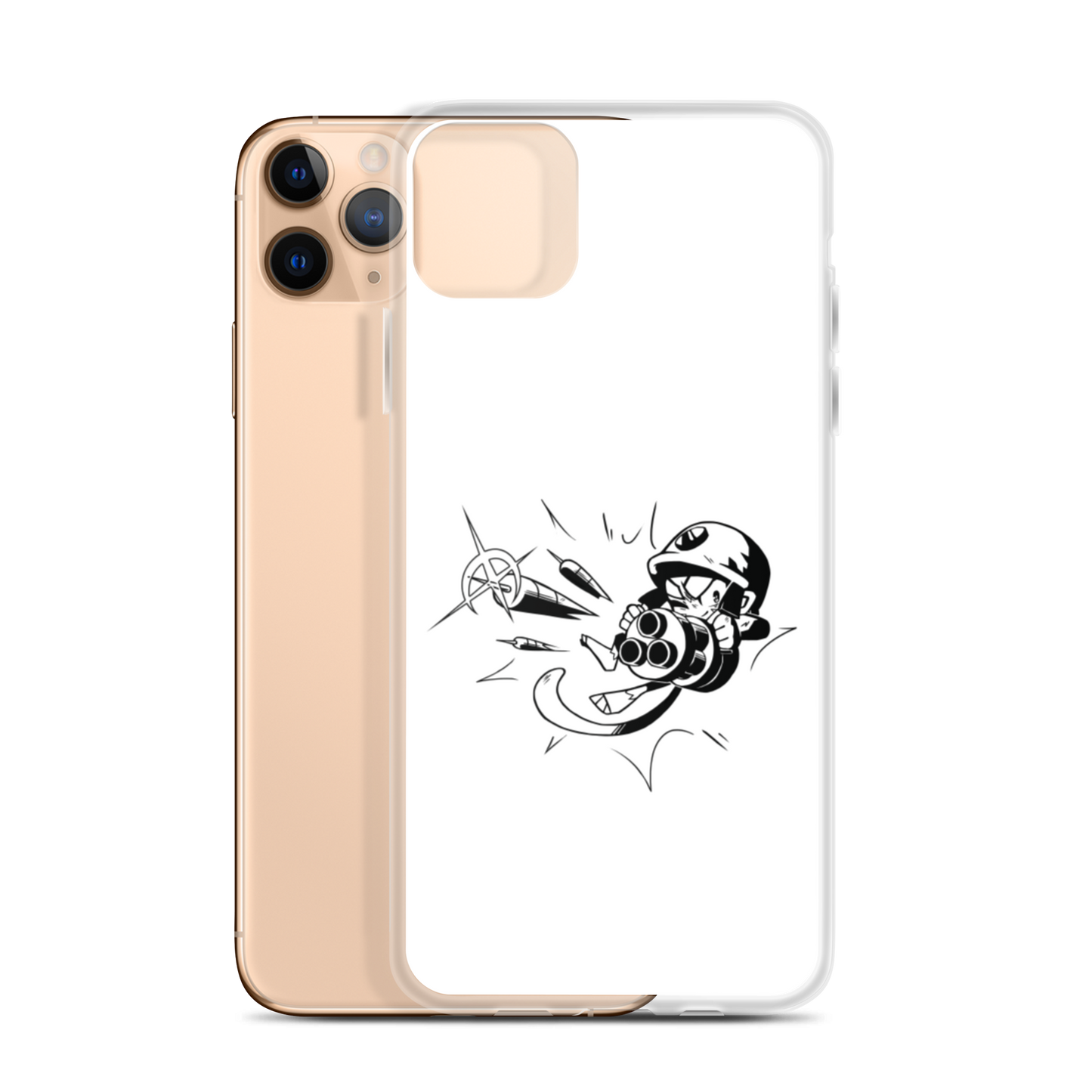 Comic Style Dartling iPhone Case