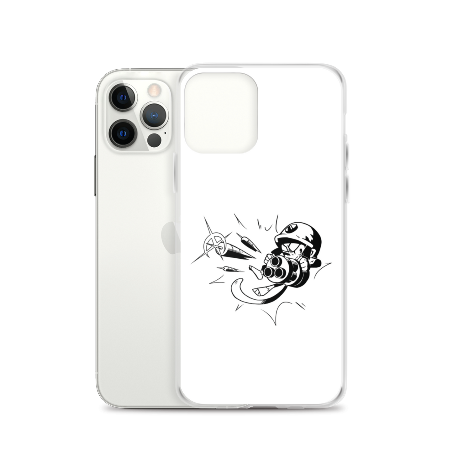 Comic Style Dartling iPhone Case