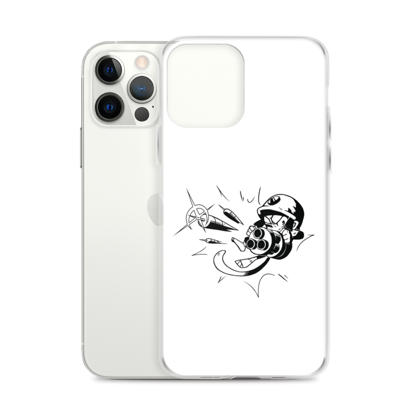 Comic Style Dartling iPhone Case