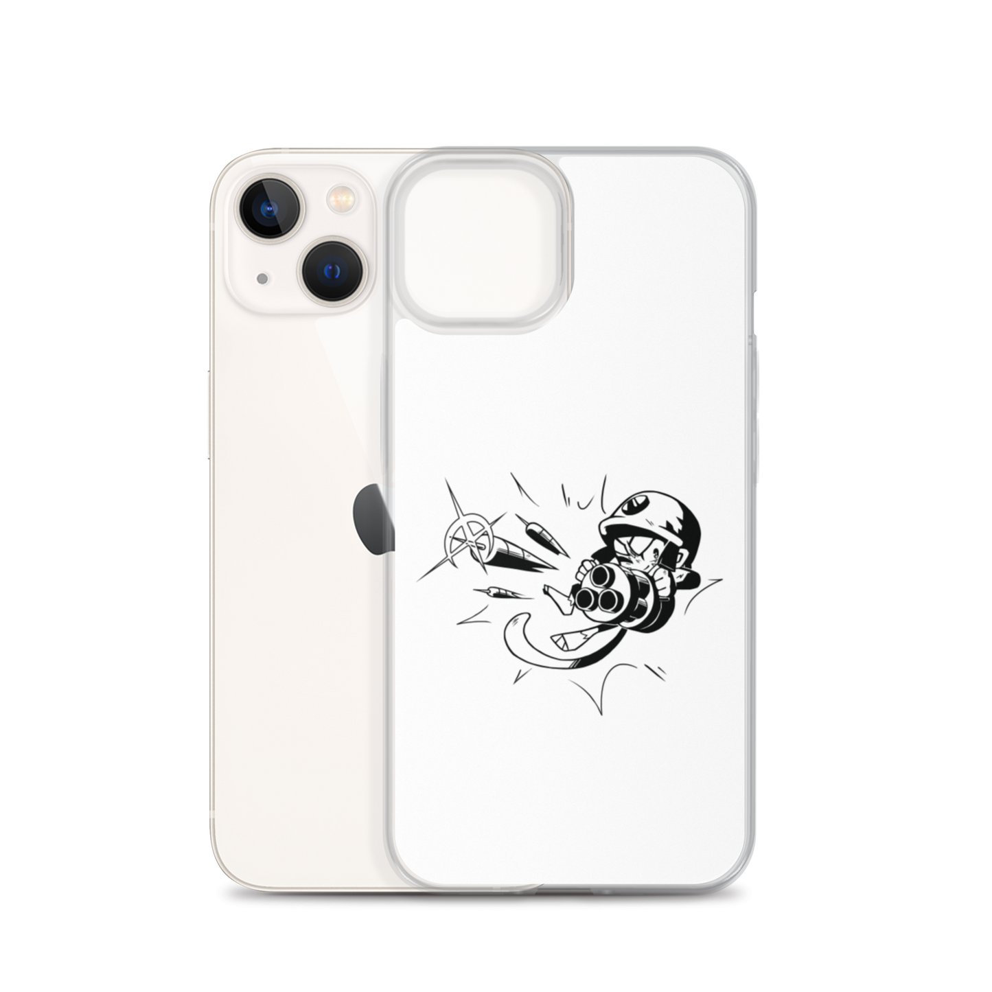 Comic Style Dartling iPhone Case