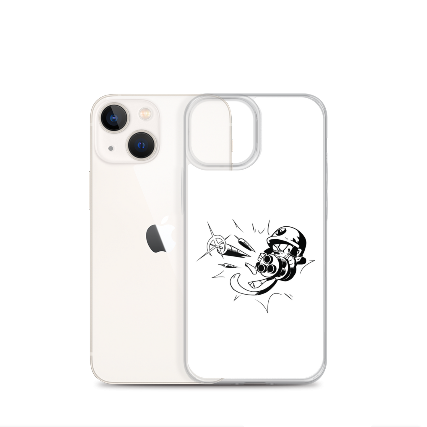 Comic Style Dartling iPhone Case