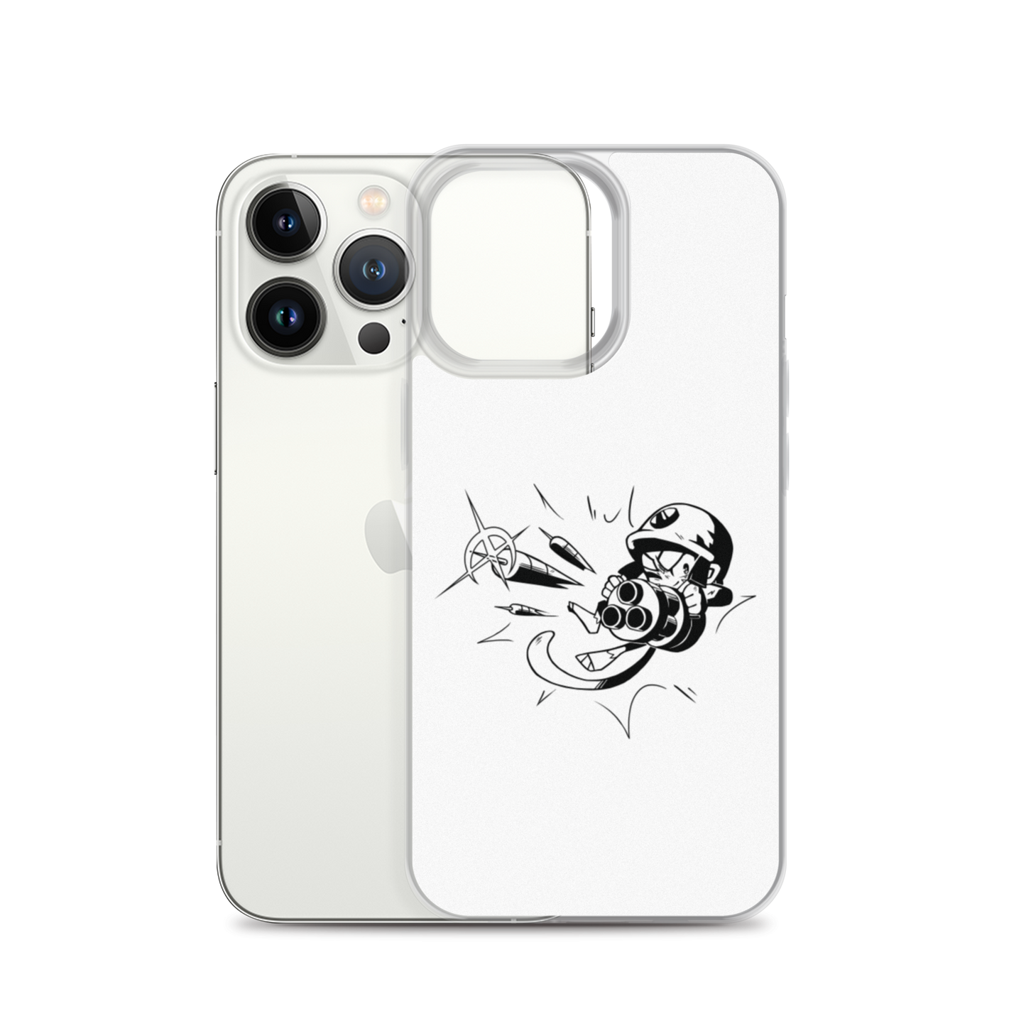 Comic Style Dartling iPhone Case